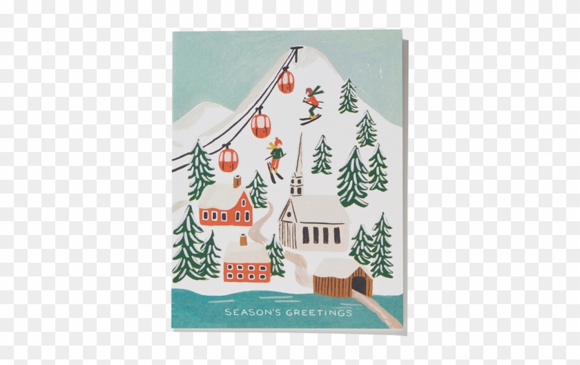 Holiday Snow Scene - Rifle Paper Co Holiday Snow Boxed Card Set, Set Of #1276653
