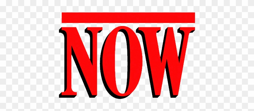 This Is An Image Of The Now Magazine Logo - Now Magazine #1276685