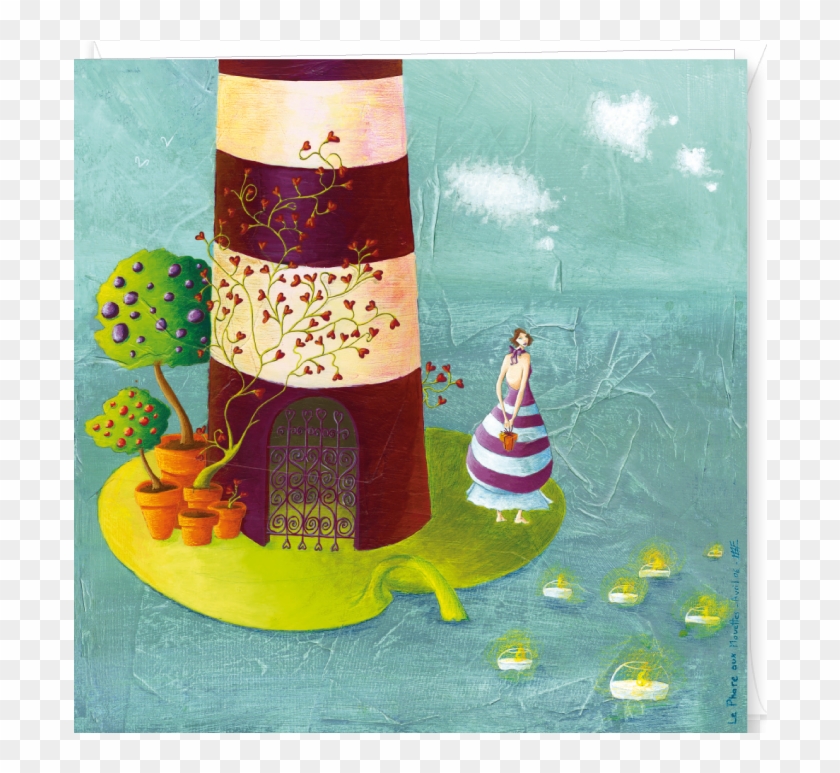 Marie Cardouat Greeting Card "le Phare (bottom)" - Marie Anne Foucart #1276692