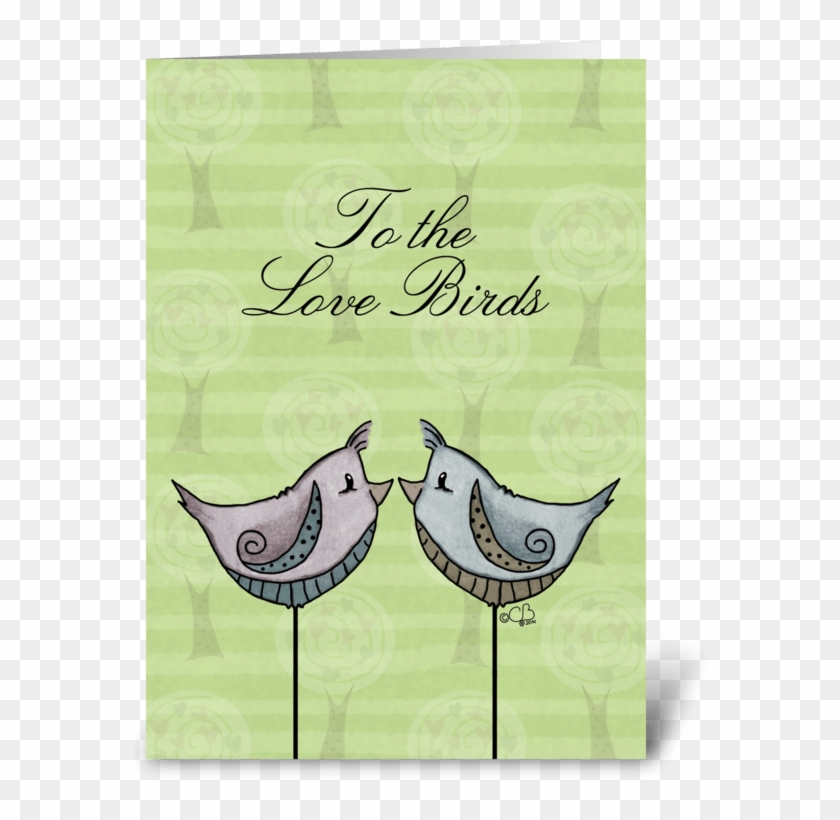 Love Birds Happy Anniversary Greeting Card - Christmas Card #1276717
