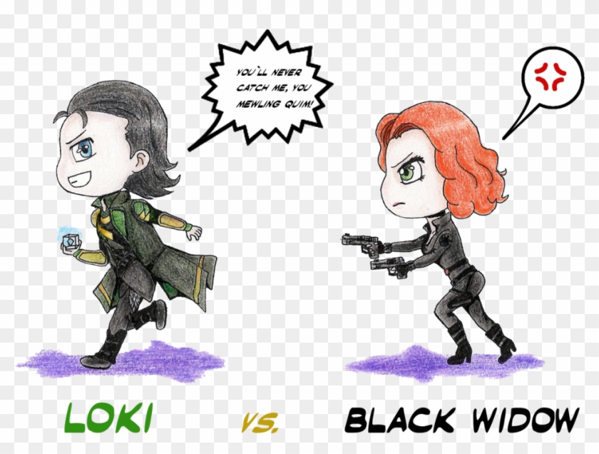 Black Widow Redesign By Lola22 - Black Widow Loki Chibi #1276780