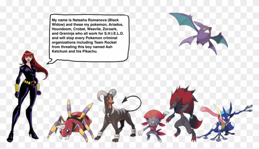Pokemon Black Widow Avengers Images - Pokemon #1276798