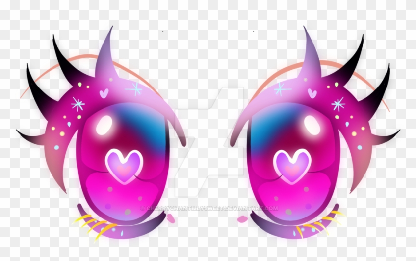 Pink Kawaii Eyes By Honeycherrybunny - Kawaii Eyes #1276845