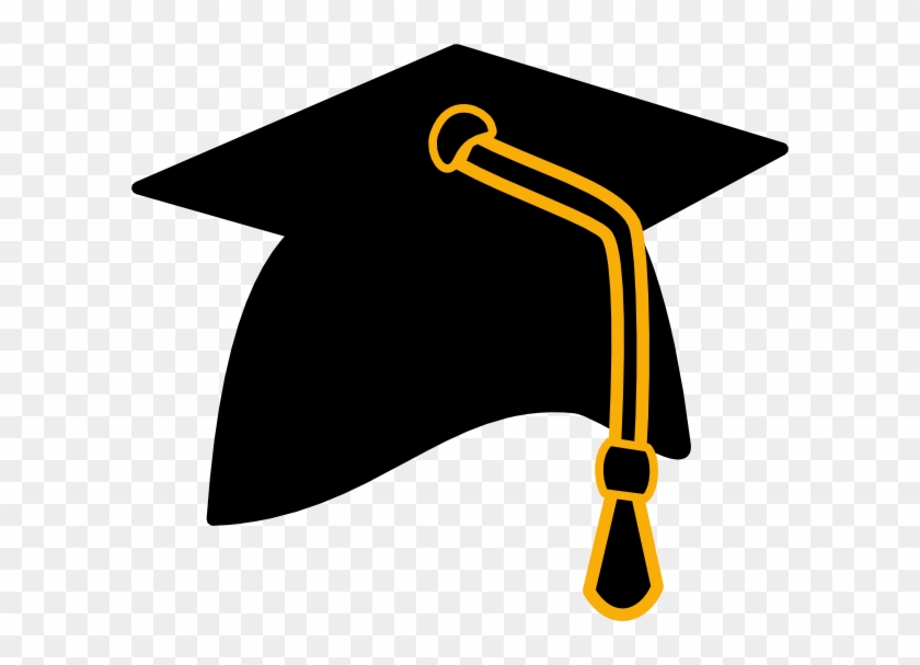 Black And Gold Graduation Cap #1276849