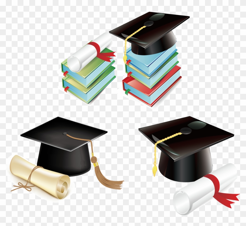 Student Study Skills Higher Education Diploma University - Graduation Cap And Diploma #1276858