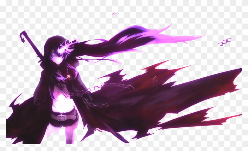 Black Rock Shooter Render By Halokiller485 - Black Rock Shooter Purple #1276896