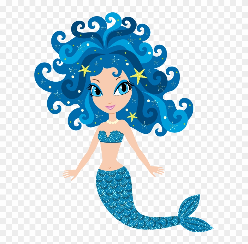 Blue Mermaid Wheelchair Costume Child's - Mermaid Cartoon #1276926