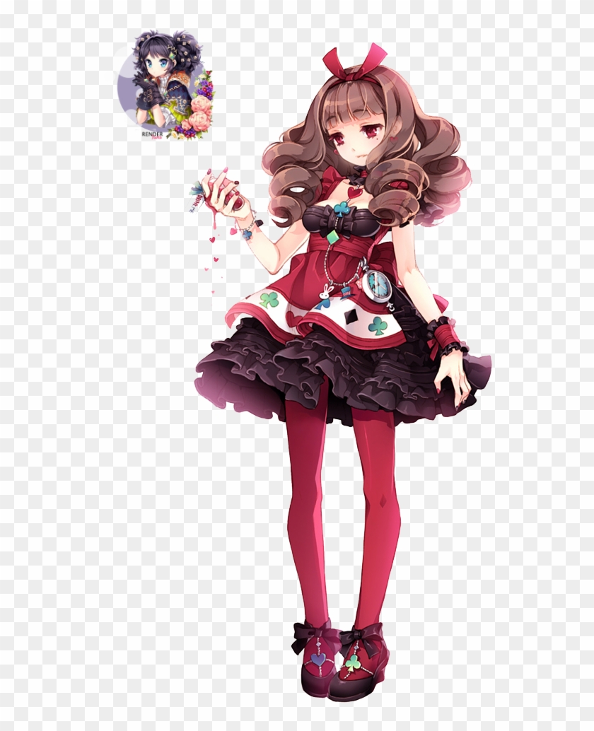 Anime Girls, Fancy Dress - Alice In Wonderland Anime Red Queen #1276930