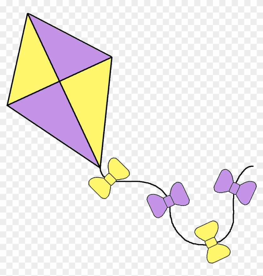 Kite Clipart Rhombus - Rhombus Kite Clipart #1276956