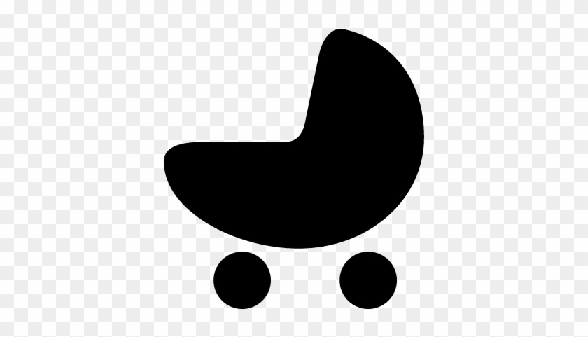 Baby Cradle Silhouette Vector - Portrait Of A Man #1277040