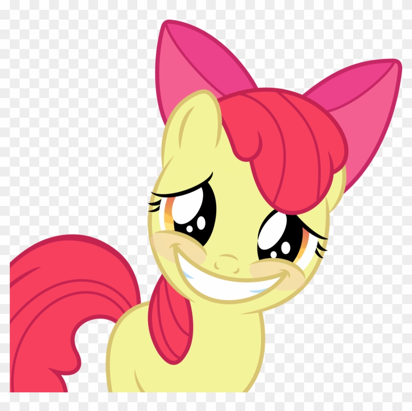 Applebloom Awkward Smile Vector By Australanima - My Little Pony Apple Bloom Smile #1277298