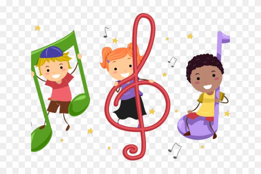 Singing Clipart Song Leader - Children Playing Musical Instruments Clipart #1277337
