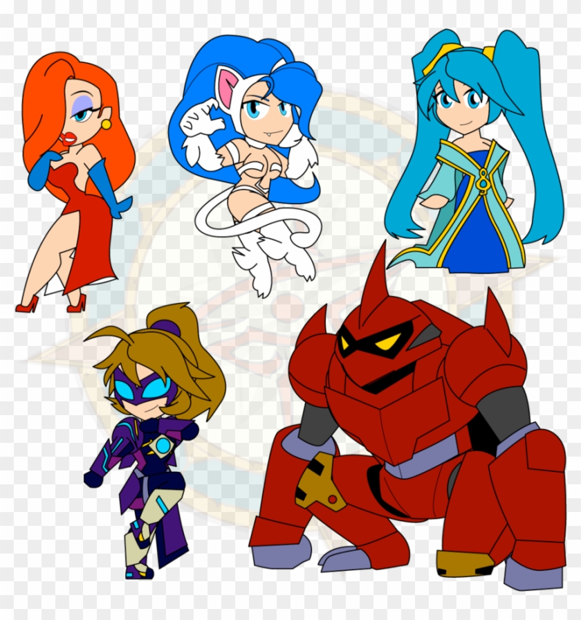 Assorted Chibis - Cartoon #1277353