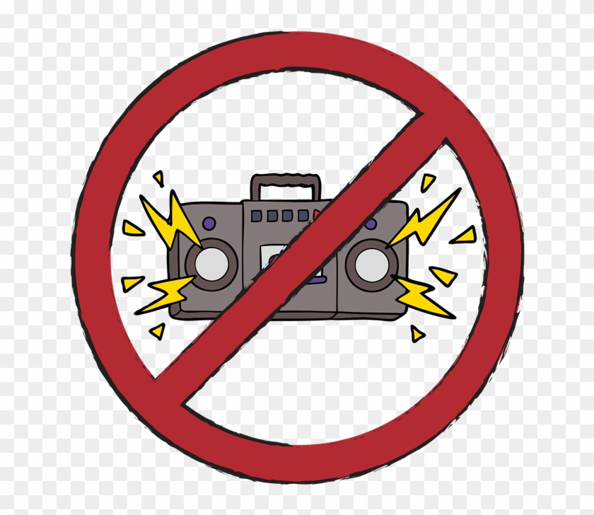 Icon Showing That Loud Music Is Prohibited In Animal - No Symbol Transparent #1277388