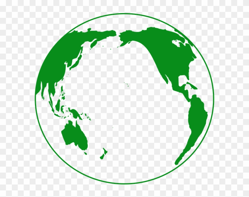 Planet Earth Clipart Bumi - Globe Pacific #1277393