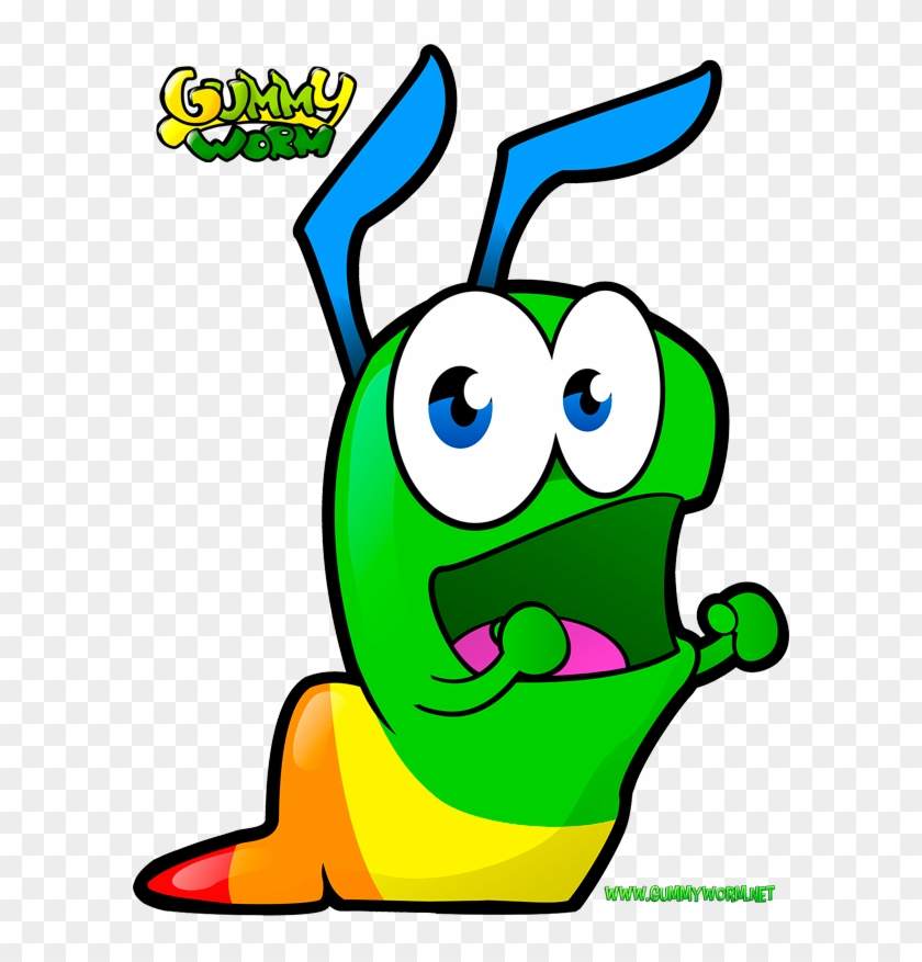 Leaf Amphibian Gummi Candy Cartoon Clip Art - Clipart Gummy Worms #1277582