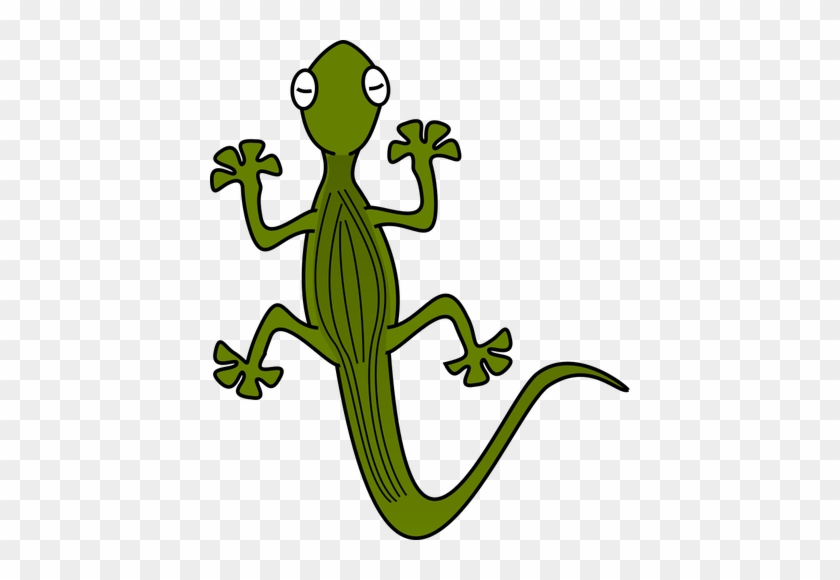 Lizard Clipart Simple Cartoon - Gecko Clipart #1277589