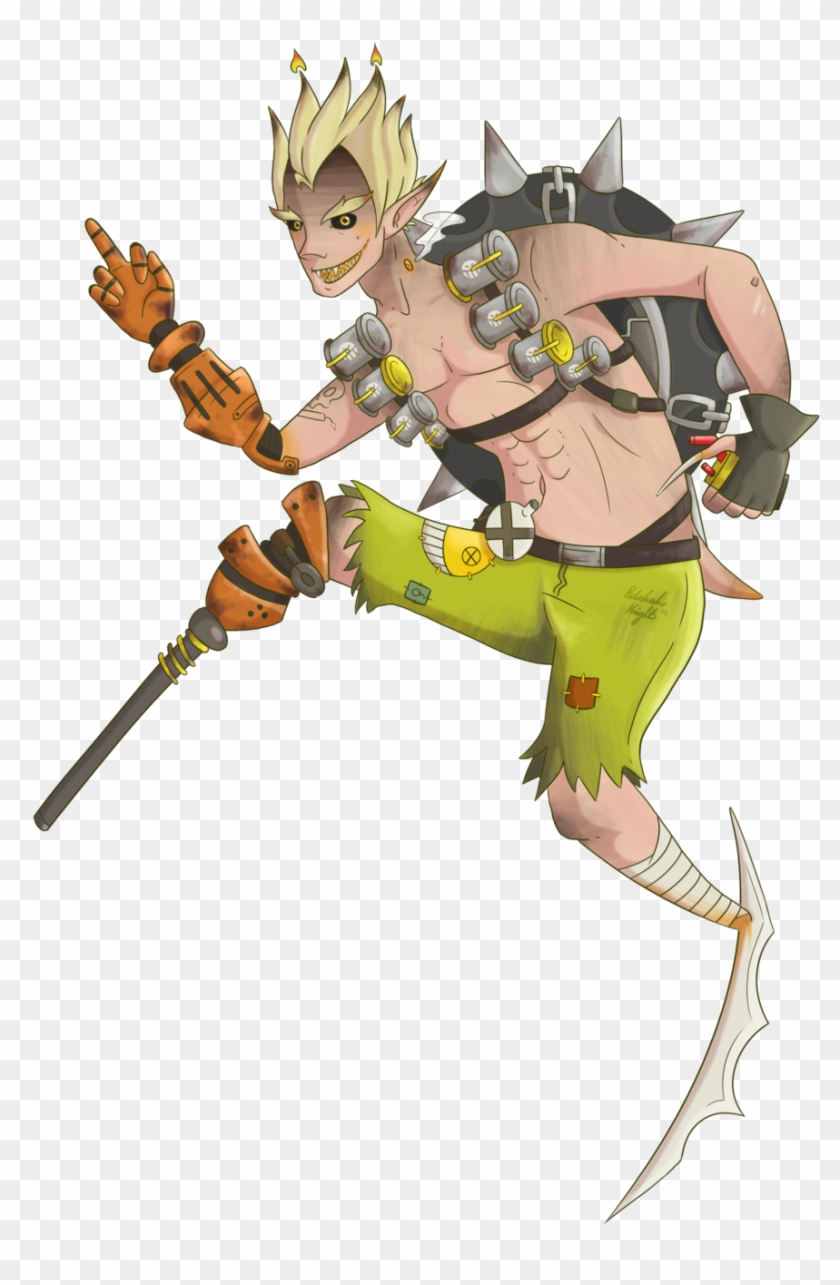 Junkrat Reaper By Sil3ntrain Junkrat Reaper By Sil3ntrain - Cartoon #1277661