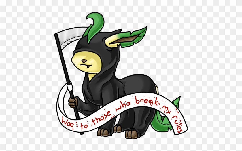 Grim Reaper Leafeon By Sodnex - Grim Reaper Leafeon By Sodnex #1277722