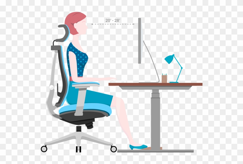 Right Posture To Minimize Back Pain - Officeergo #1277906