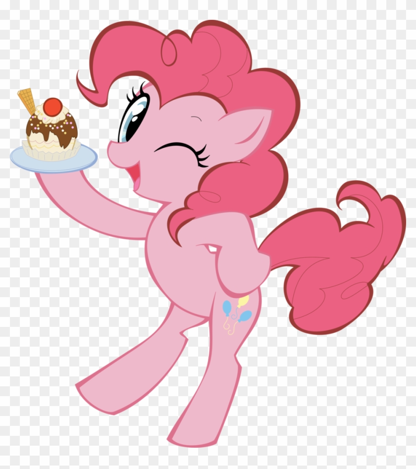 Michaelsety, Cake, Food, Girly, One Eye Closed, Pinkie - Cartoon #1278054