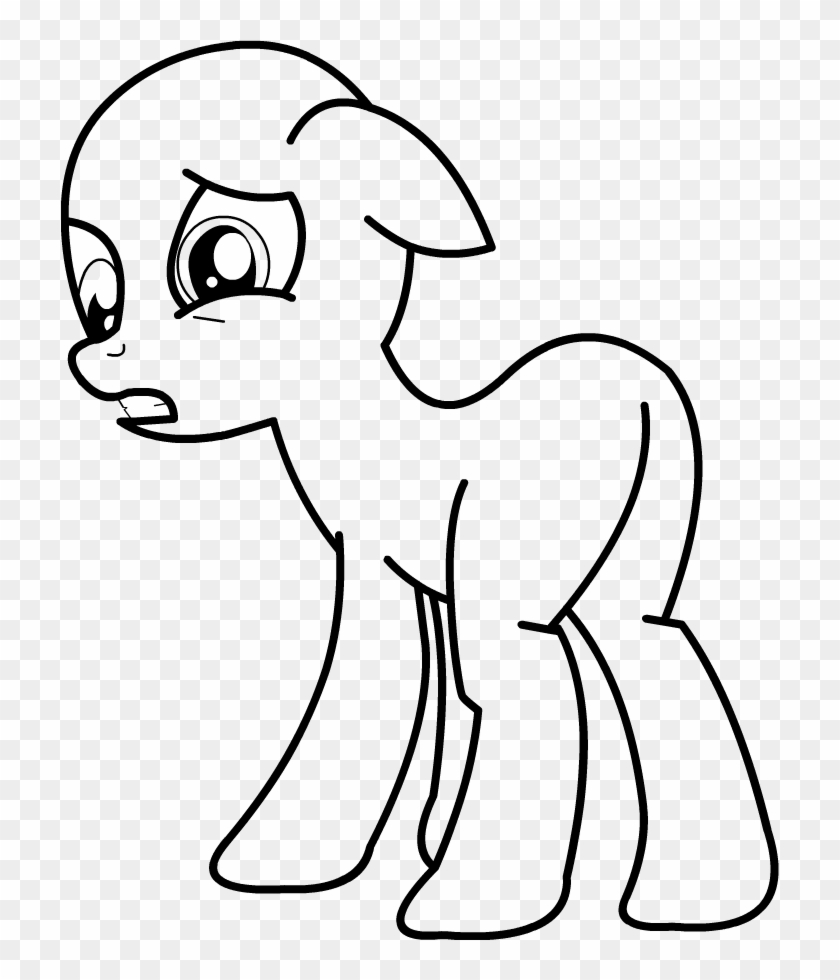 Daddy, Im Scared Base By Stratolicious On Clipart Library - Mlp Base Scerd Pony #1278274