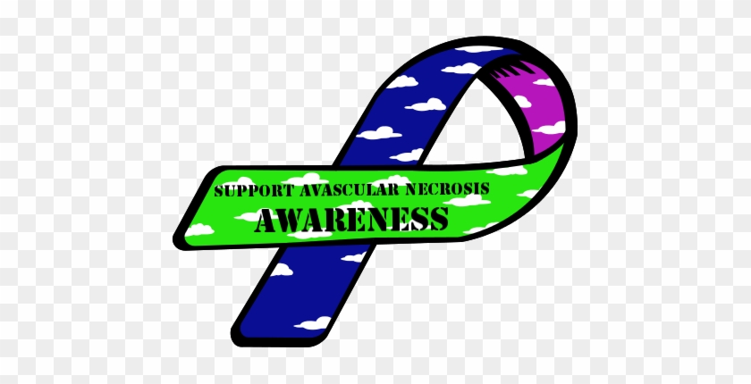 Support Avascular Necrosis / Awareness - Type 1 Diabetes Ribbon #1278417