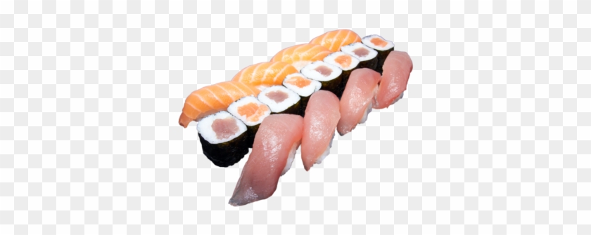 4 Sushi Thon, 4 Sushi Saumon, 4 Maki Thon, 4 Maki Saumon - California Roll #1278429