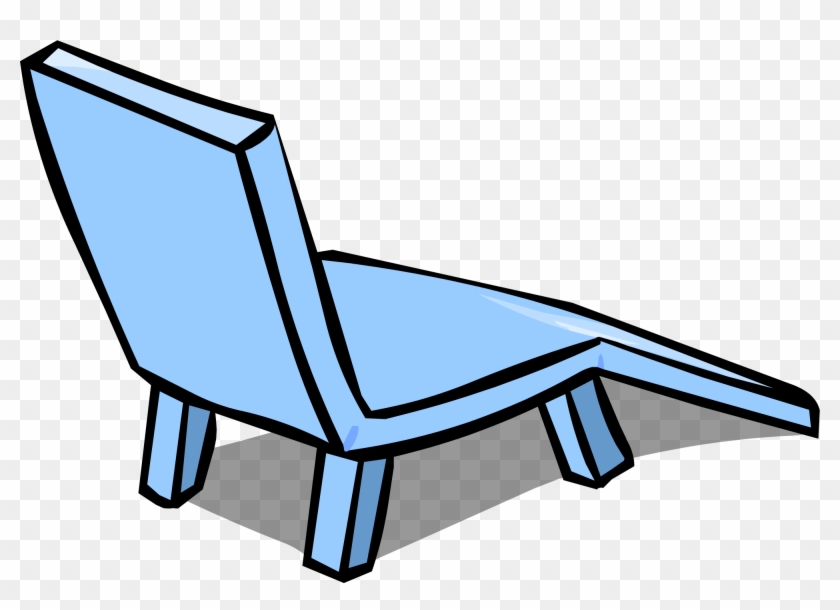 Blue Deck Chair Sprite 004 - Deckchair #1278469