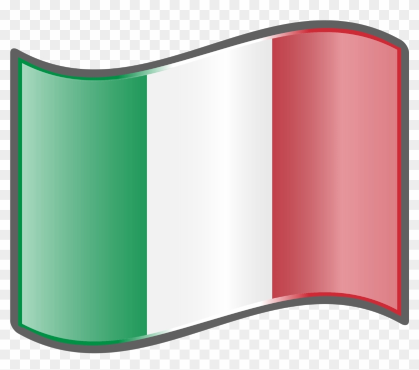 Italian Flag Wave Transparent Png - Italian Flag Svg #1278499