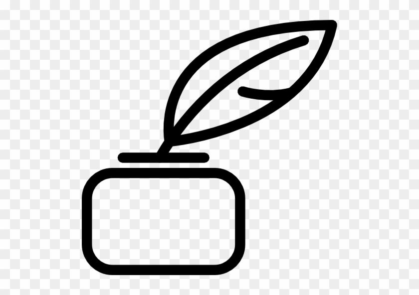 Quill With Ink Icon - Ink Icon #1278498