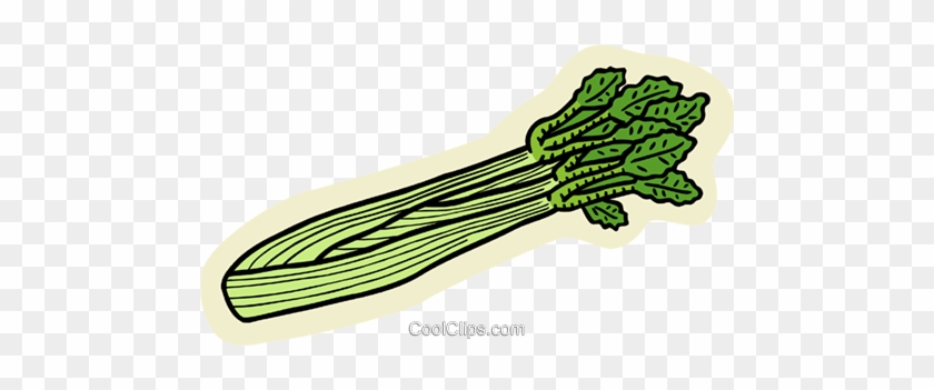Celery Royalty Free Vector Clip Art Illustration - Clip Art #1278561