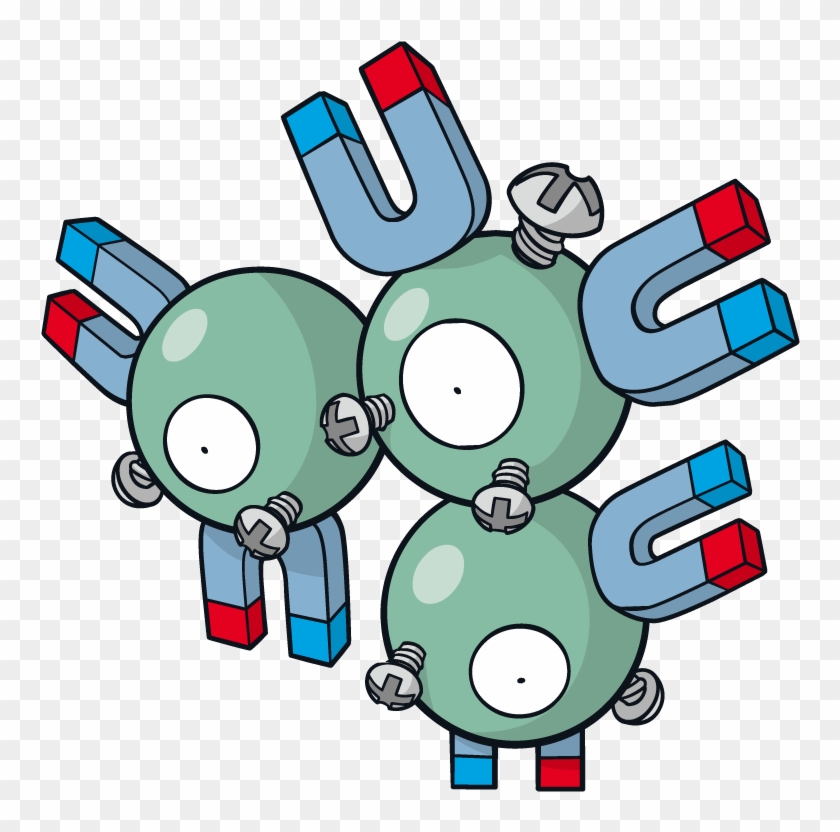 Magneton Pokemon Character Vector Art - Pokemon Magnemite Dream World #1278667