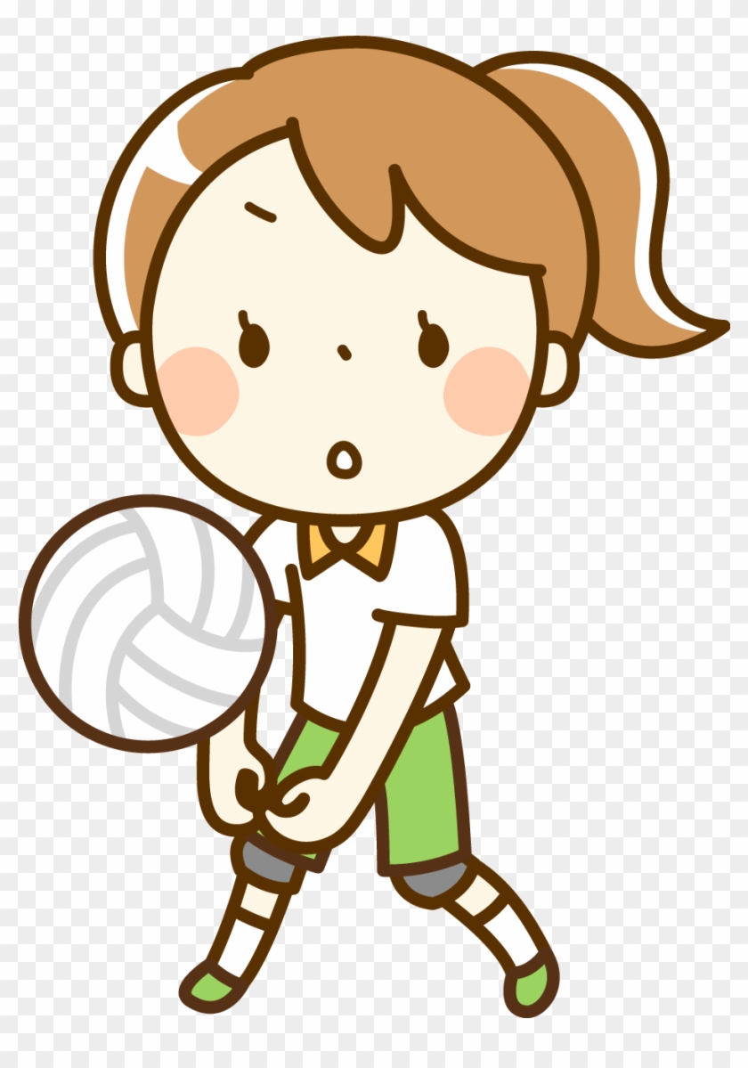 Volleyball Cartoon Clip Art - Washing Dishes Clipart #1278705