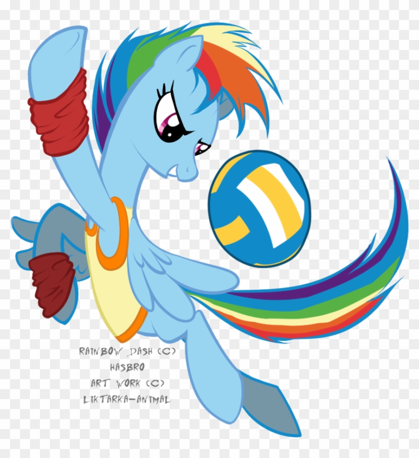 Liktarka-animal, Ball, Clothes, Football, Rainbow Dash, - Cartoon #1278710