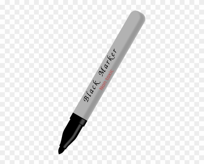 Black Marker Clipart - Shinhan Touch Twin Marker #1278785