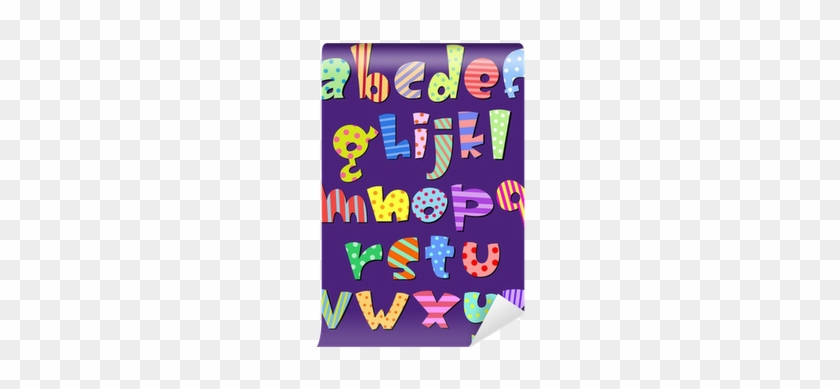 Fotobehang Kleine Letters Comic Alfabet • Pixers® - Alphabet #1278980