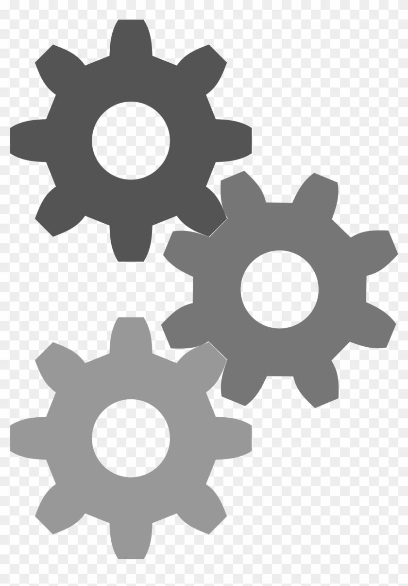 Gears Icon Grey #1279042