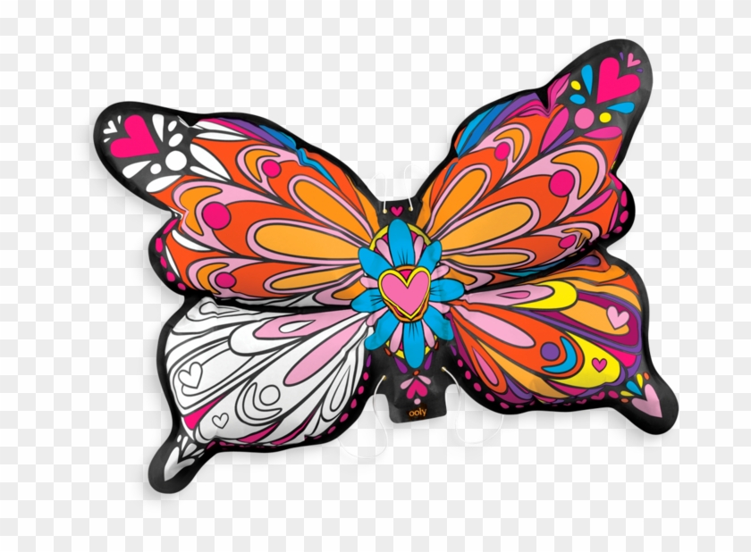 Dress Up Butterfly Wings Coloring Toy - Monarch Butterfly #1279097