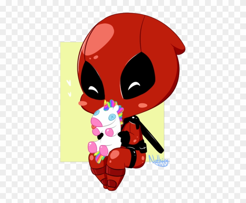 Deadpool Clip Art - Unicorn Deadpool Chibi #1279171