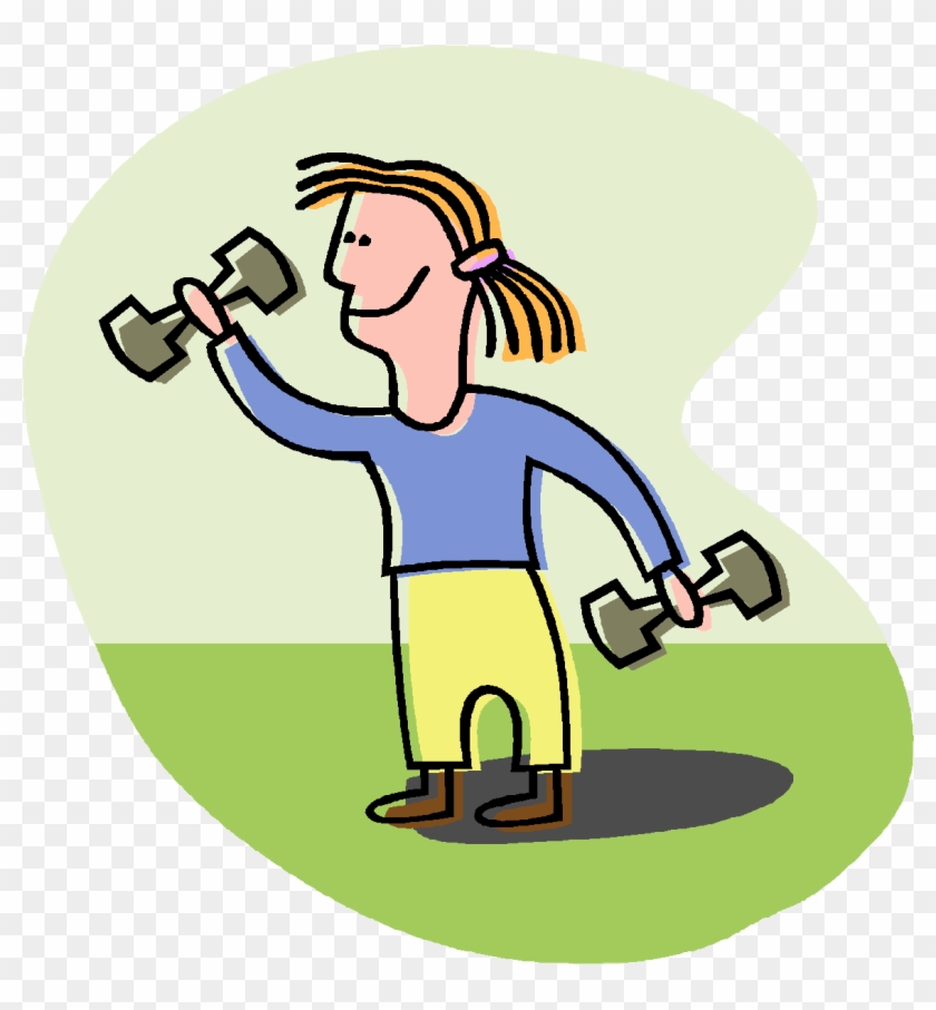 Exercise Weight Loss Clip Art - Work Out Clipart #1279565