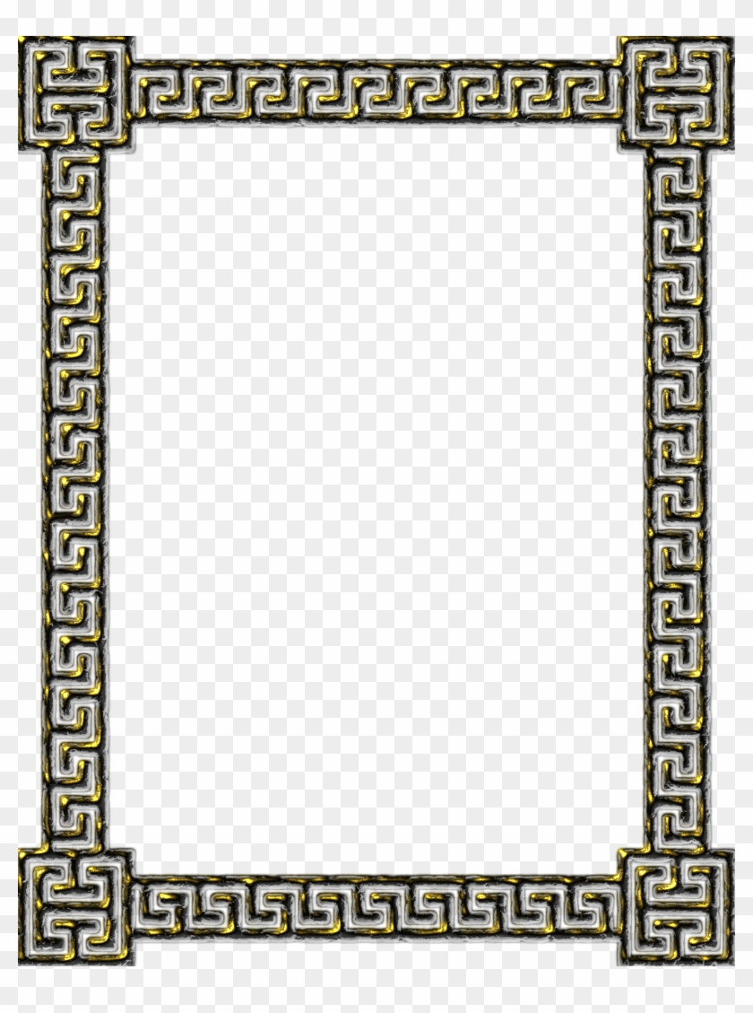 This Free Icons Png Design Of Greek Key Frame 7 - Greek Key Pattern Frame Png #1279610