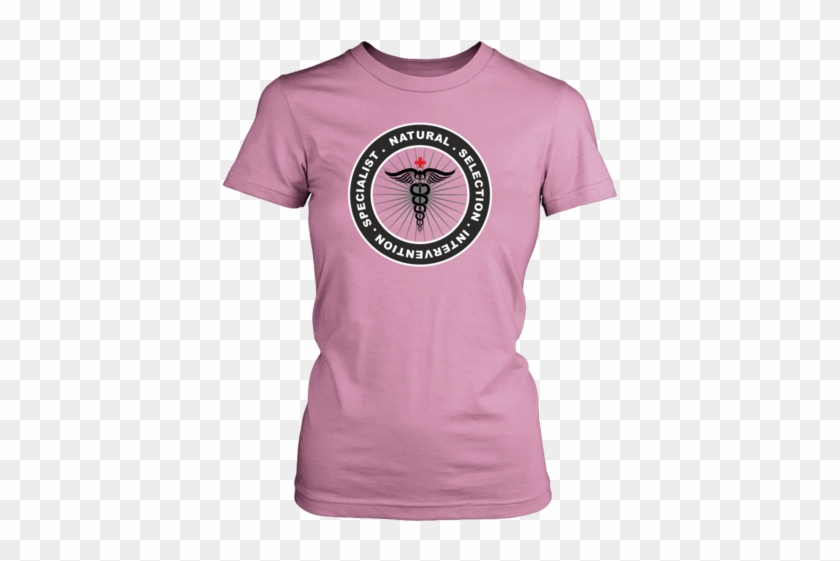 Nurse Jbaxter Authentic Brand - Jf Us Bae - District Made Womens Shirt / Pink / M #1279637
