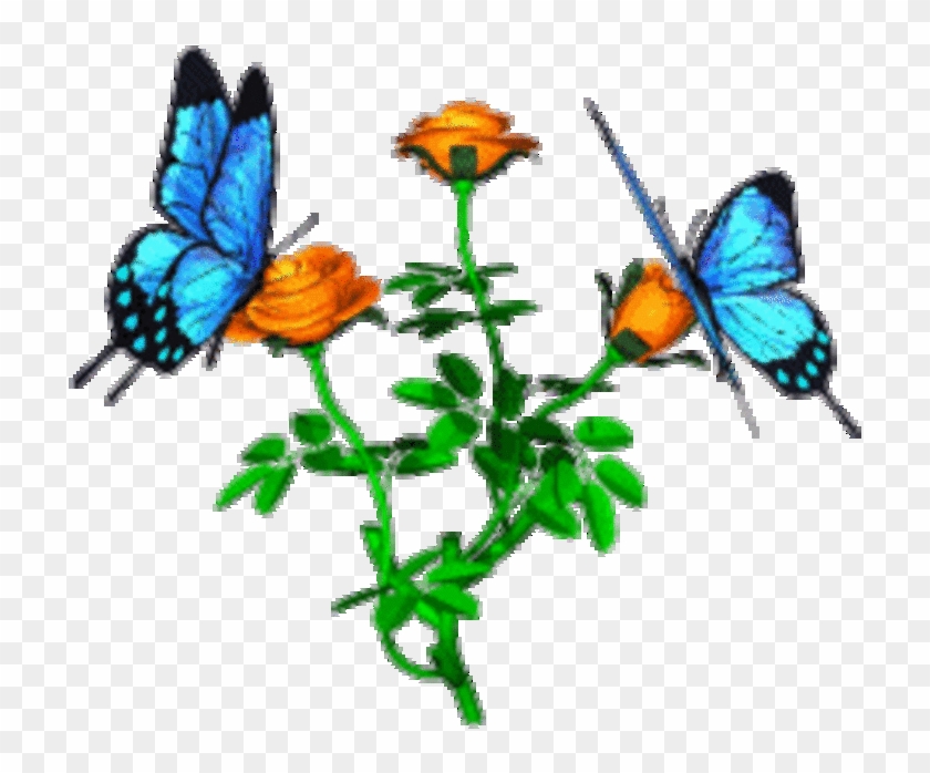 Please Join Us Clipart Free Clip Art Images Ndukio - Animated Butterfly And Flower Gif #1279664