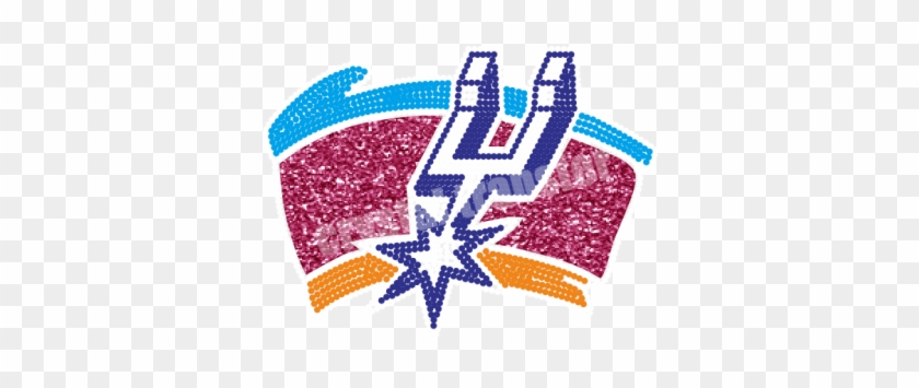 Sports Team Logo Custom Rhinestone Transfers For Spurs - Illustration #1279776