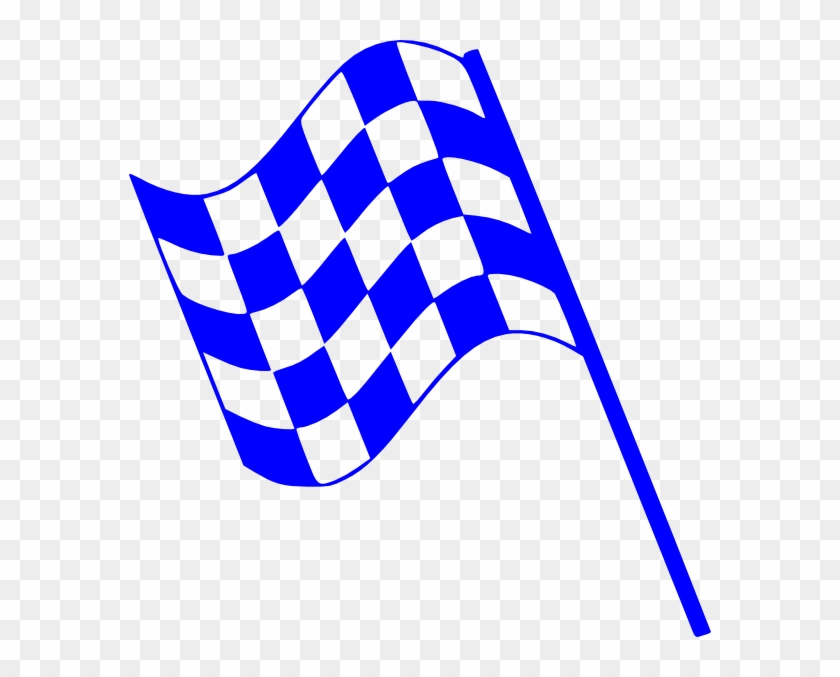 Blue Racing Flag Png #1279784