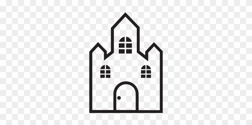 Spooky Clipart Church - Horror #1279803