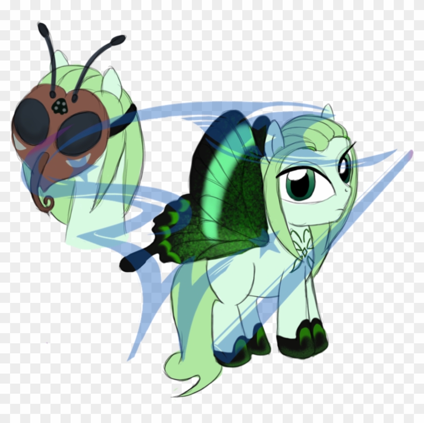 Green Butterfly Pony Adopt/auction By Wizdiana - Cartoon #1279828