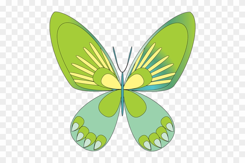 Green Butterflies - Png Бабочка Зеленый #1279830