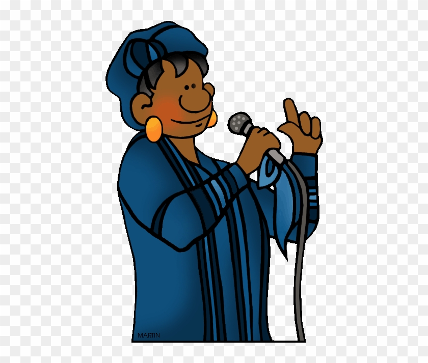 Occupations Clip Art By Phillip Martin, Ella Fitzgerald - Cartoon #1279859